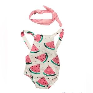 Baby watermelon romper 0-3 months